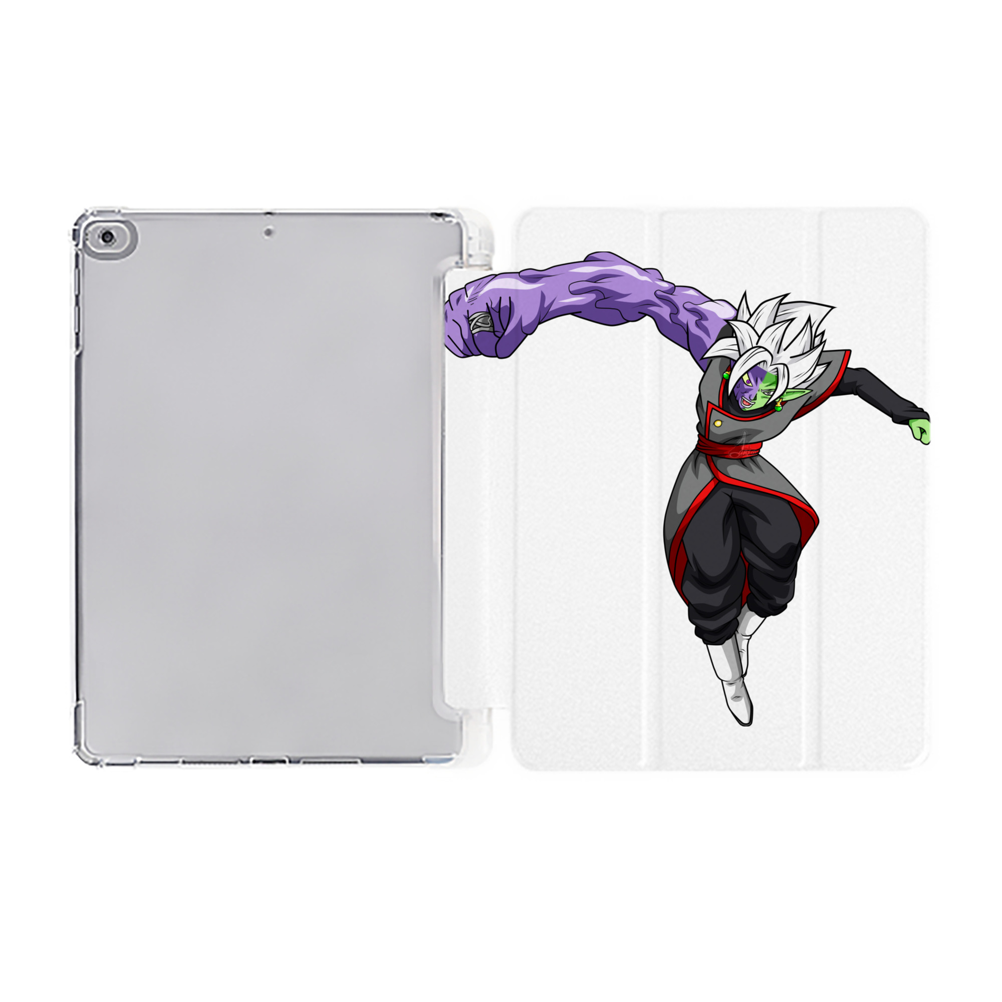 （画像用） ドラゴンボール ベジット DRAGON BALL Vegetto IPad ケース ペン収納付き 三つ折りスタンド PUレザー×シリコン 対応機種9.5/10.5/10.9インチ